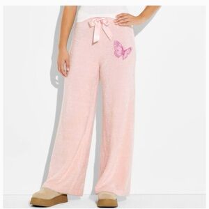 NWT Wicked Katie Kime Target Pink Sweater Soft Lounge Pants Large